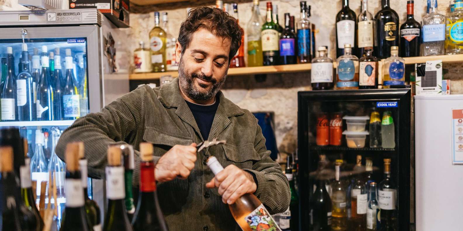 Palermo: Wine Tasting with Snacks at Bottega Monteleone