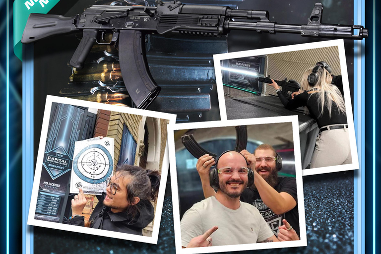 Budapest downtown: Fast & Fierce shooting range experience