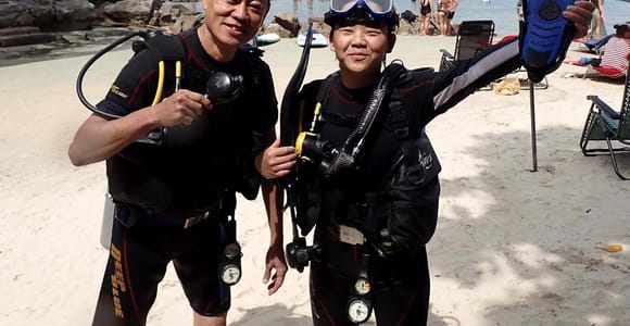 Beach dive from Kata beach, Phuket (for certified divers)