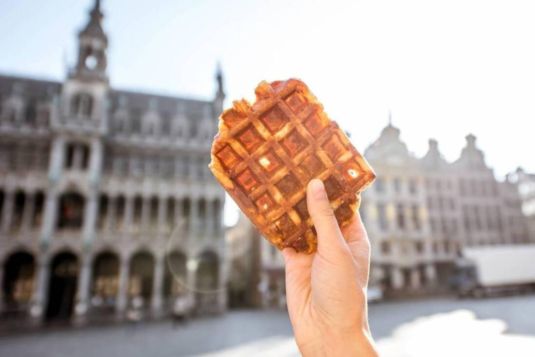 Brussels From Above and Waffle Tasting at Place Louise