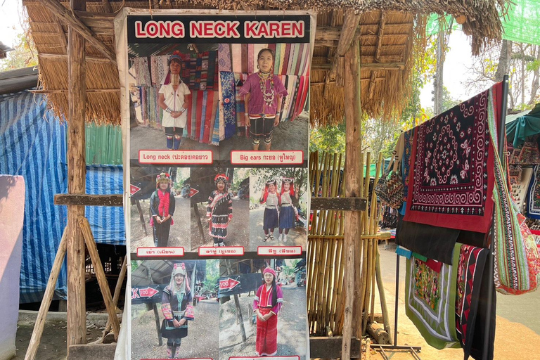 Long Neck Village, Silver Temple & Chiang Mai Top Sites Experience with temples entry tickets