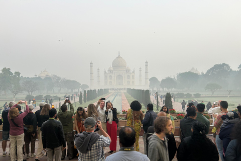 From Delhi: Taj Mahal Sunrise & Agra Fort Tour Skip The Line Delhi: Taj Mahal Sunrise & Agra Fort Tour with Car & Guide