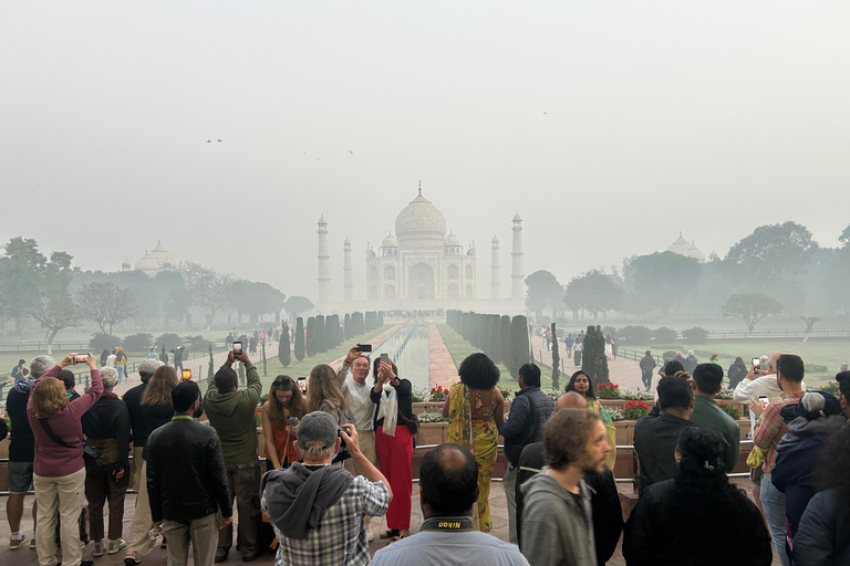 From Delhi: Taj Mahal Sunrise & Agra Fort Tour Skip The Line Delhi: Taj Mahal Sunrise & Agra Fort Tour with Car & Guide