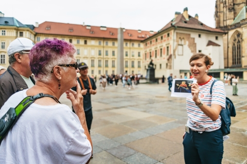 Prague : visite de la ville en bus, en bateau et à piedVisite en groupe en allemand