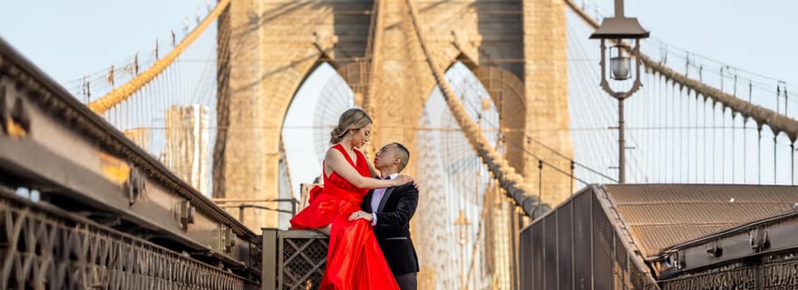 New York : séance photo professionnelle à Dumbo ou Central Park