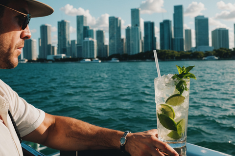 Miami: Passeio de barco &quot;Millionaire Homes&quot; com bar Mojito a bordo