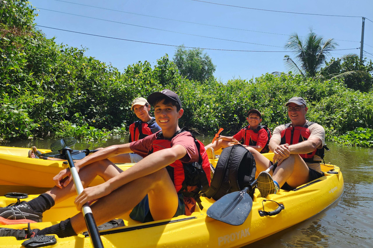 Ho Chi Minh City: Tunnel di Cu Chi e avventura in kayak sul Mekong