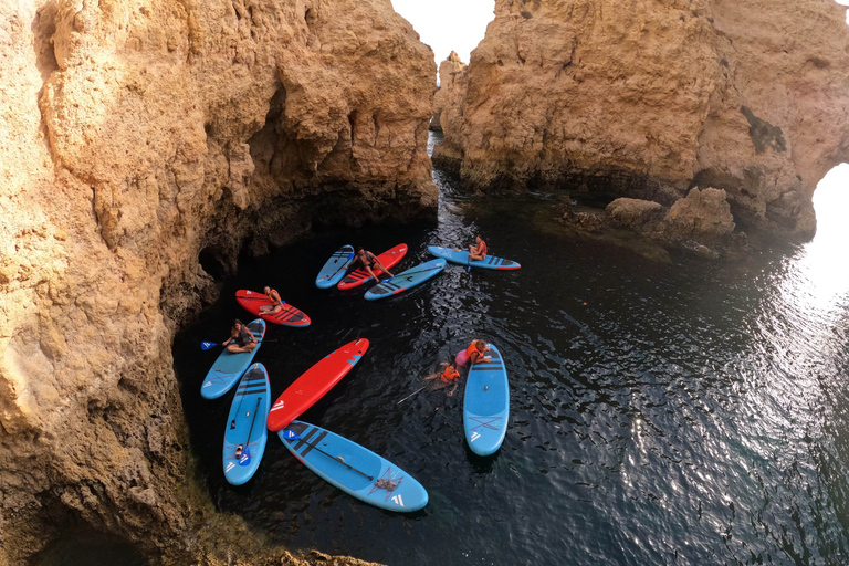 Visite des grottes de SUP à Ponta da Piedade, Lagos