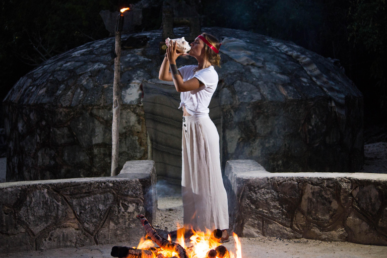 From Cancún: Mayan Temazcal Purification Ceremony at Night Mayan Temazcal Purification Ceremony at Night Private Tour