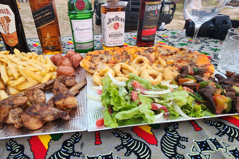 Livingstone :Sunset Game Drive and Rhino tracking With Drink