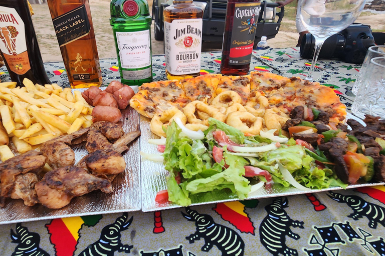 Livingstone :Sunset Game Drive and Rhino tracking With Drink