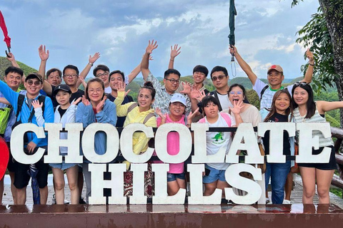Bohol: Tour condiviso delle colline di cioccolato, dei tarsi e del fiume Loboc