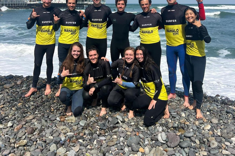 Lima: Surf Lesson at Playa Makaha in Miraflores Lima: Group Surf Lesson at Playa Makaha in Miraflores