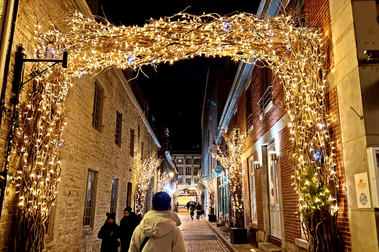 Montreal: Tour a pie privado de las Luces de Navidad