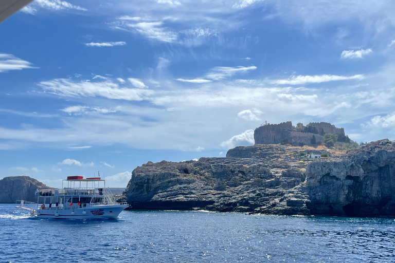 Lindos: The Aperoll Spritz boat trip, 4 swim stops