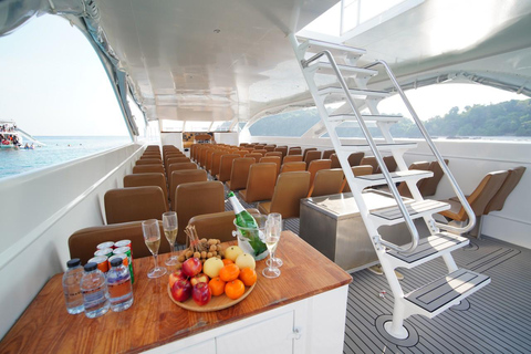 Phuket:Phi Phi, Bamboo, Maiton&Maya Bay Speed Catamaran tour Meeting Point Excluding National Park Fee