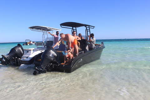 Hurghada: Giftun Island Orange Bay Speedboatkryssning och lunchPrivat snabbbåtskryssning till Orange Bay med snorkling