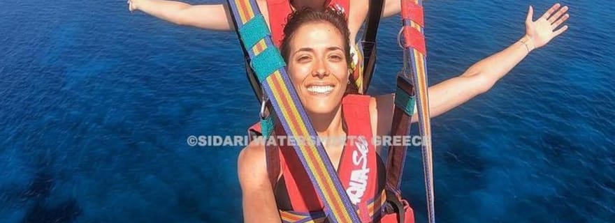 Corfou : expérience de parachute ascensionnel pour 2 personnes à Sidari