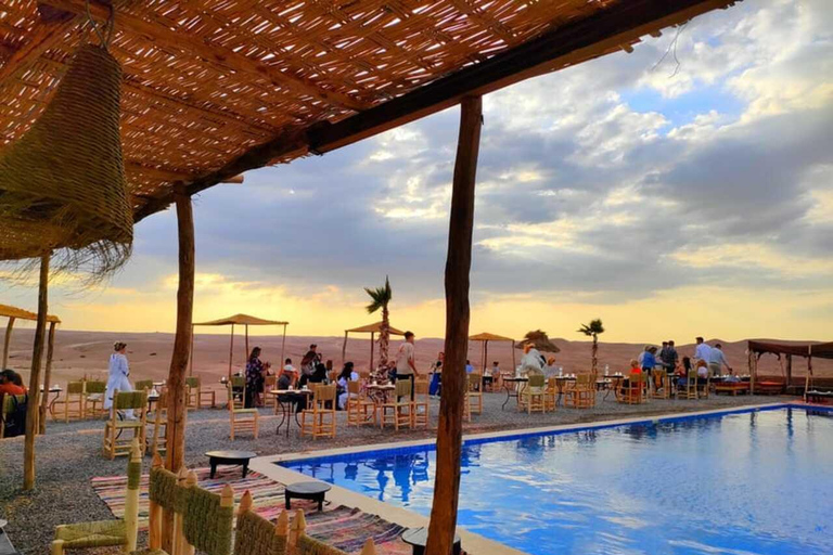 Marrakech: Agafay Desert Sunset, Camel Ride, and Dinner Show
