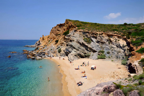 Athens: Cape Sounio & Temlpe Poseidon Swimming & Sunset Tour Sunset Tour with swimming