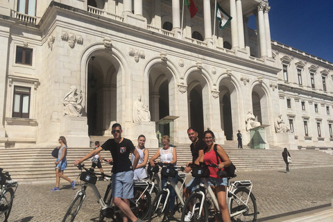 Tour guiado en bicicleta eléctrica de 3 horas por el centro de Lisboa