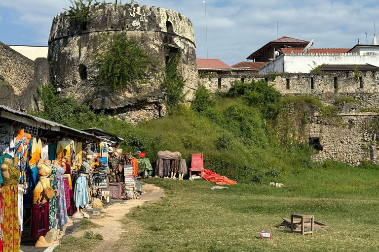 Stadstur i Stone Town, Prison Island, solnedgång och nattlig matmarknadTur utan upphämtning och avlämning vid hotell