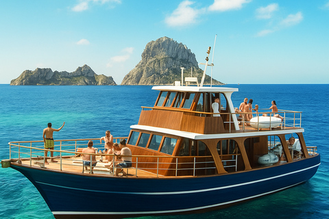 Ibiza: rondvaart rond het eiland Ibiza en zwemmen bij FormenteraIbiza: Rondreis over het eiland Ibiza en zwemmen bij Formentera