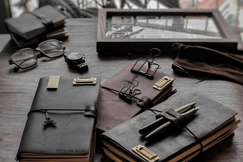 Hanoi: Leather Notebook Making Workshop Craft Your Journal Size 13x21cm