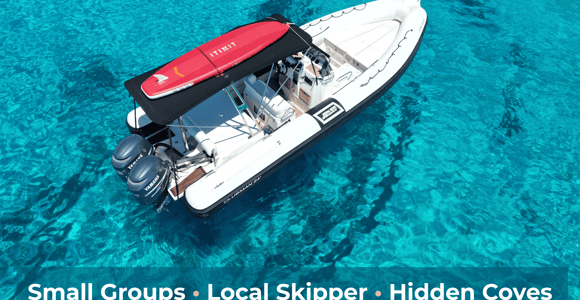 San Antonio: Private Boat Experience with Paddle Boarding and Snorkeling