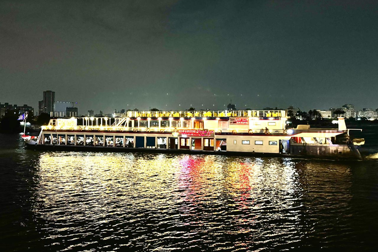 Cairo: Turquoise Prestige Nile Sunset Dinner & Show Cruise Including Transfer (Pickup & Drop-off)