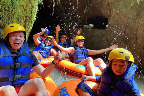 Ubud: Przygoda w jaskini rzecznej z lunchemTubing &amp; ATV Tour z transferem