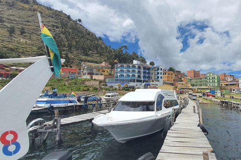 Depuis La Paz : Excursion d&#039;une journée à Copacabana et Sun Island