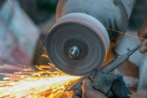 Knife (khukuri) making activity with a Blacksmith