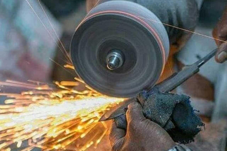 Knife (khukuri) making activity with a Blacksmith