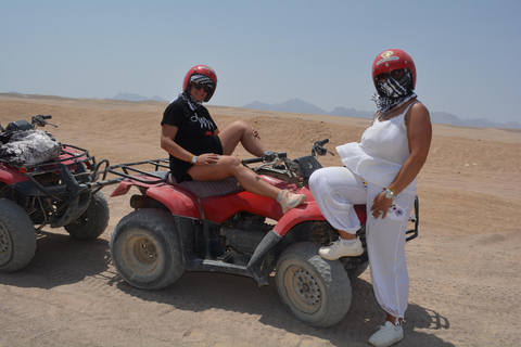 Hurghada: Safari nel deserto in quad per 5 ore e barbecueTour di 2 ore in quad