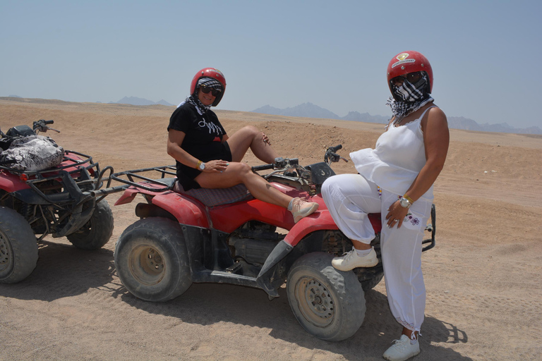 Hurghada: Safari no deserto de 5 horas em moto-quatro e churrascoPasseio de quadriciclo de 2 horas