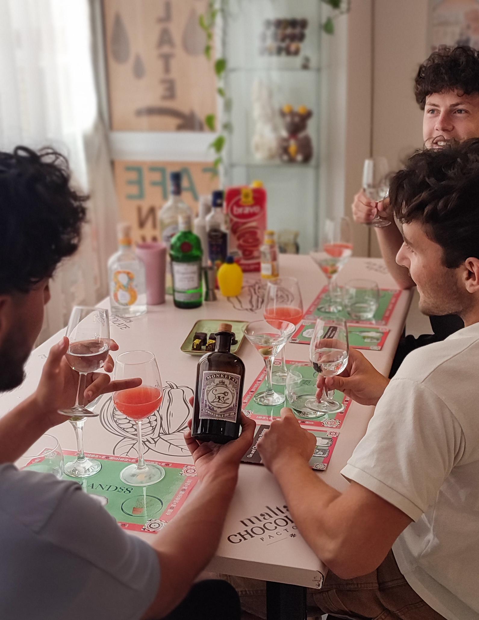 Malta: Workshop zur Kombination von Gin und Schokolade