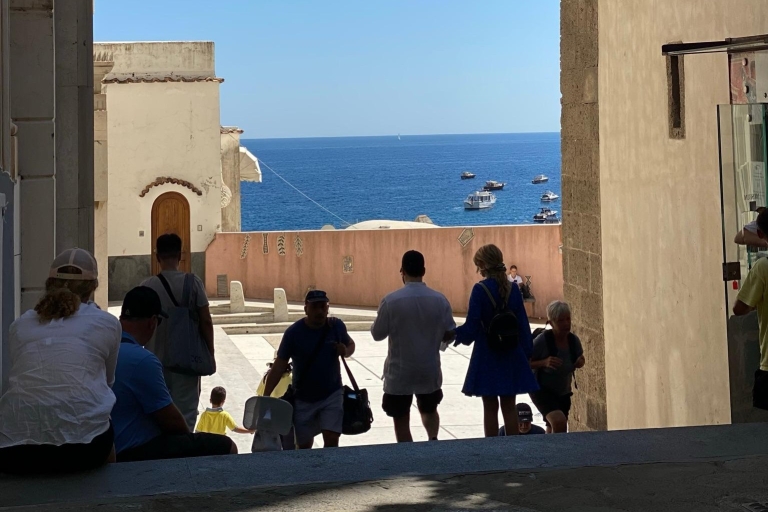 De Rome: visite privée d'une journée à Pompéi et sur la côte amalfitaine