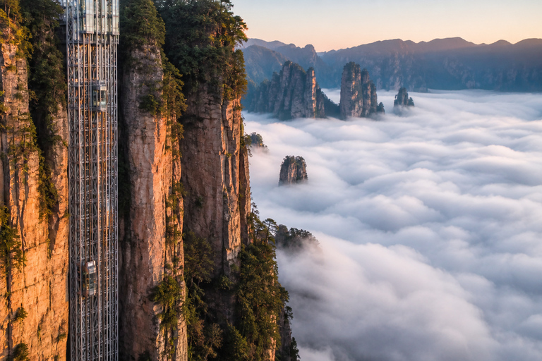 Zhangjiajie: Avatar Mountains E-Ticket & Guide Options 4-Day Park Ticket + 4 Mountain Transport Rides