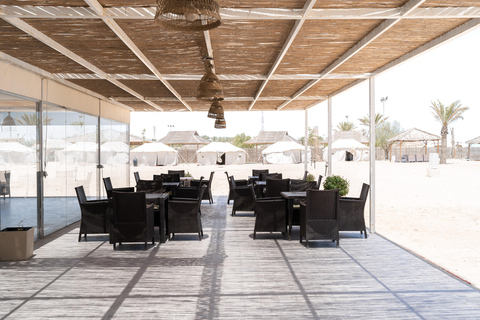 Doha: Full day Overnight & Day pass in Pvt Desert Beach Camp Doha: Full day Dune Bashing with a meal in Desert Beach Camp