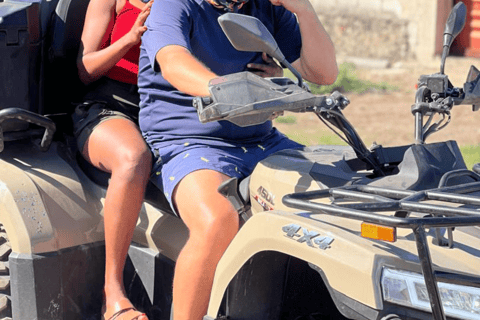 Zanzibar: Quad Bike Adventure with Free Drone Footage Pick up & Drop off from Nungwi/Kendwa