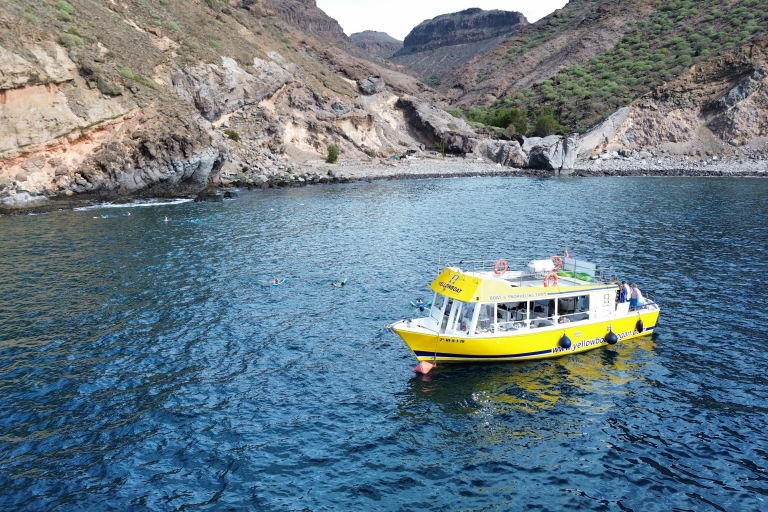 Z Puerto de Mogan: rejs łodzią i nurkowanie z rurkąPuerto de Mogan: Rejs łodzią i nurkowanie z rurką