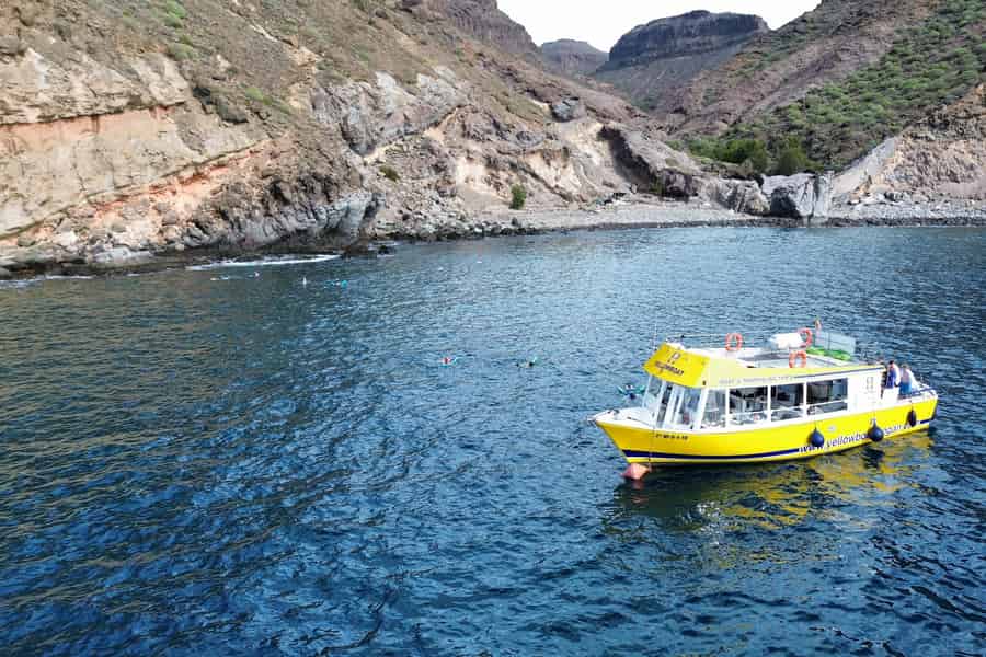 Puerto de Mogán: Bootsfahrt mit optionalem Schnorcheln & Lunch. Foto: GetYourGuide Puerto de Mogán: Bootsfahrt mit optionalem Schnorcheln & Lunch. Foto: GetYourGuide