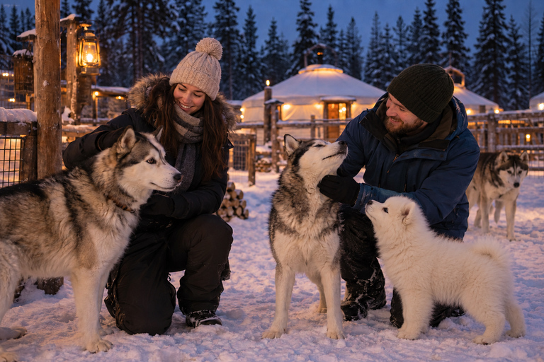 Levi: Arctic Village Evening Pass with Transfers
