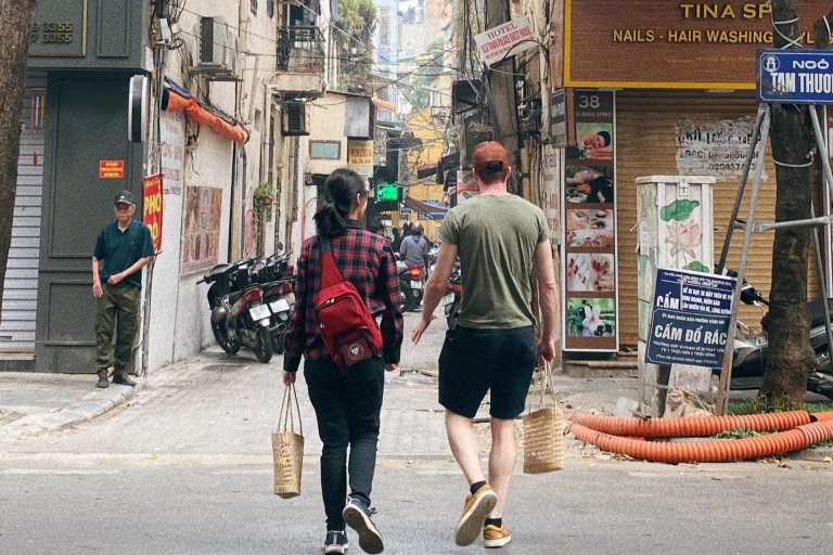 Hanoi: Compras y Tour Mercado de Alimentos en moto