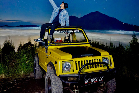 Bali: Mount Batur Sunrise by 4WD Jeep, Hot Springs & Café Mount Batur Sunrise by 4WD Jeep and Café
