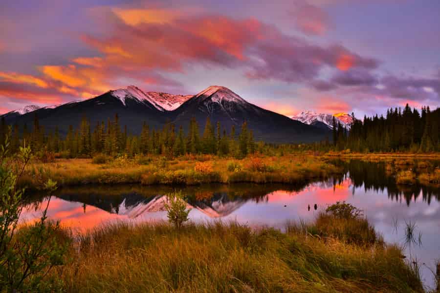 Herbsttour in Banff: Seen, Berge, Wasserfälle & Herbstpanoramen. Foto: GetYourGuide Herbsttour in Banff: Seen, Berge, Wasserfälle & Herbstpanoramen. Foto: GetYourGuide