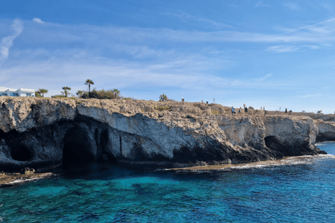 Ayia Napa: Blue Lagoon, Turtle Cove and Famagusta with BBQ Ayia Napa: Blue Lagoon and Famagusta Boat Tour with BBQ