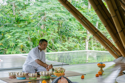 Ubud: Floating Sunset Sound Bath & Sound Healing Experience 60 Minutes Sound Healing Journey (Couple)