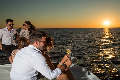 Ibiza Sunset on a Private Boat for up to 7 people
